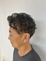 クオリス 上板橋店(QUALIS) ビジネスパーマ◎七三分け×ニュアンスパーマで清潔感と洒落感