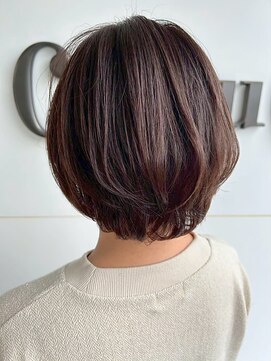 シュシュ 高坂店(Chou Chou) ショートレイヤー/デザインカット/ナチュラルブラウン
