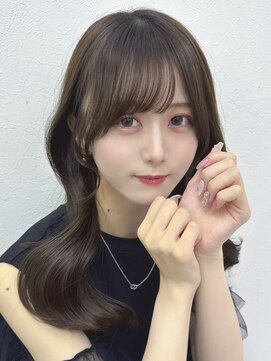 アイトーキョーエス 渋谷(AI TOKYO S) チョコブラウンレイヤー顔まわり前髪ロングレイヤー