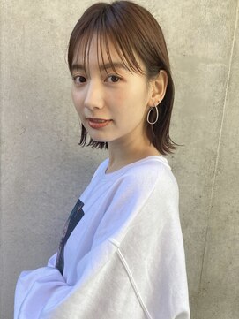 サーカス バイ ビュートリアム 青山(CIRCUS by BEAUTRIUM) 結べるボブ　ミディアム　ボブ　外ハネ　伸ばしかけボブ　小顔
