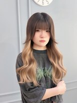 ボアップ 松山店(boappu) プルエクステでグラデーションカラー