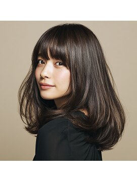 フラッグ(flag) ナチュラル艶×チョコレートブラウン|髪質改善トステアカラー