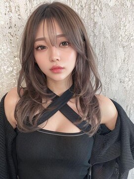 オリンテ バイ レシッド 表参道(orente by rcid) 韓国レイヤーロング美髪グレージュアッシュインナーグレージュ