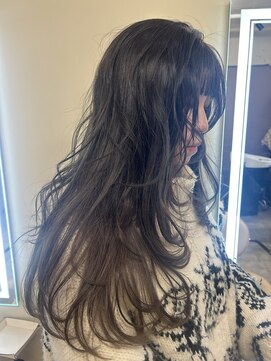 オーパスバイアンブルリュクス 池袋(Opus by ambleluxe) 池袋/レイヤーカット/顔まわりレイヤー/グレージュ