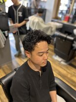バーバーブロス(BAR BER bro's)&nbsp;ワンカールパーマ～ショートver～