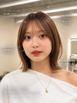 サンドレオ 新宿店(sand Leo)&nbsp;ワンカールレイヤーボブ／ゆるふわボブ/伸ばしかけにオススメ