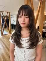 オアシス(oasis)&nbsp;【oasisマミ】大人可愛いロングレイヤーカット/ハッシュカット