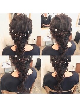 キコ 天神大名西通り店(kico) 三つ編みMIXゴージャスアレンジ