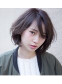 ハイライトショートボブ