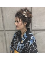 カシェ シモムラ(Cashe'e SHIMOMURA) ゆるっと浴衣アレンジ