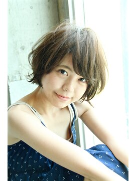 クラルス(Clarus) 小顔効果抜群☆ふんわりミニマムボブ【中山】