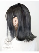 [MAXBEAUTY]バングス切りっぱなしロブヘア☆