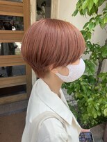 ボアップ 松山店(boappu) #ショート#オレンジベージュ