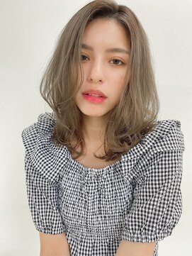 ルービック 難波(Rubik's) 大人可愛いくびれミディ（かきあげグレージュカラー）