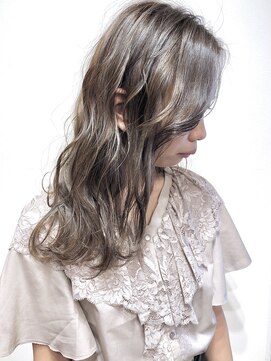 セシルヘアー(CECIL hair) CECIL下北沢　ハイライトグレージュ×アディクシーカラー