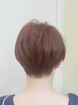 アローズ ステラプレイス店(HELLO'S) オレンジベージュ×マッシュショート