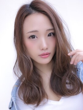 アグ ヘアー カリス 大分上宗方店(Agu hair charis) 《Agu hair》トレンド感★ラフウェーブミディ