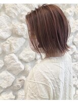 モアナ バイ ヘッドライト 沖縄豊見城店(Moana by HEADLIGHT)&nbsp;Moana【豊見城】#ピンクベージュ#ボブ#20代30代40代