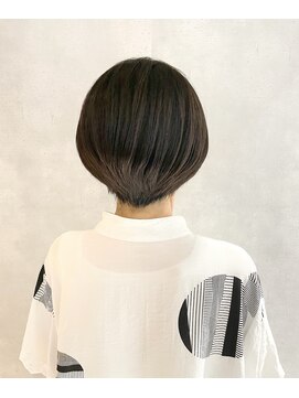 アイディール 心斎橋店(:ideal) 明るい白髪染め【グレージュカラー】☆ショートボブ