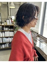 テトヘアー(teto hair)&nbsp;ショートウルフレイヤー　くるくる　スパイラルパーマ