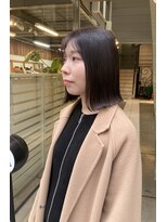 【BUZZbee小出】外ハネボブ×透明感カラー