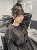 【韓国風】20代、30代◎内外おくれ毛顔まわりカット