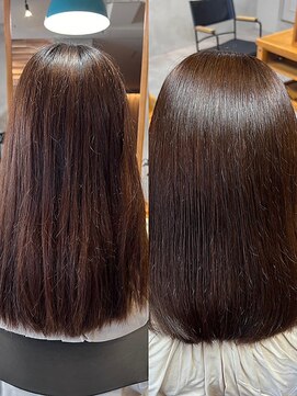 アイノアシェール 西宮(AInoa Cher) 髪質改善/ビフォーアフター