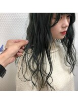 ジーナ 博多筑紫口(Zina)&nbsp;オリーブブラウン×顔周りカット！【福田 れん】