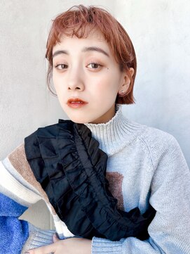 セイドット オモテサンドウ(Say. omotesando) say.黒髪ボブルフネビージュ小顔ワンレンバングパーマハイライト