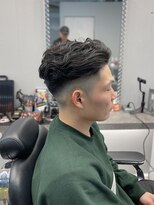 刈部倶楽舞&nbsp;ツーブロック/アップバンク/フェード　/ビジネス/ショート