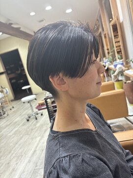 ヘア ロンドン カフェ(HAIR LONDON CAFE) ハンサムショート