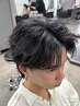 【立川で唯一できる】フェザーパーマ＋カット　〈メンズ/パーマ/立川〉