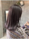 切りっぱなしミディアムラベンダーベージュ