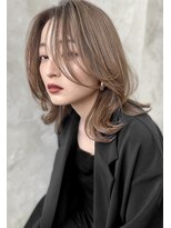 アポロ 横浜駅店(apollo)&nbsp;レイヤーボブハイライトブリーチレイヤーハイトーンウルフ