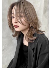 アポロ 横浜(apollo) レイヤーボブハイライトブリーチレイヤーハイトーンウルフ