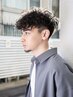 【メンズ限定/リピーター】デザインカット+ケアパーマ+最新Tr￥10000【町田】