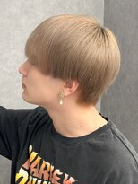 シースルーマッシュブリーチダブルカラーフェイスフレーミング