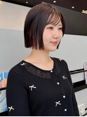あごラインボブ*ミニボブ*大人ボブ*前髪ありボブ*髪質改善