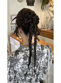 カチモリ三つ編み下ろし