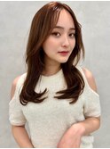 レイヤー/ネビージュ/韓国ヘア/イメチェン/縮毛矯正/中野/