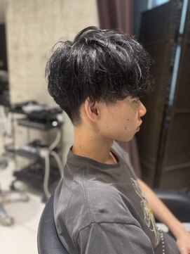 アヴァンスクロス あべのルシアス店(AVANCE. CROSS) 黒髪×ナチュラルマッシュ