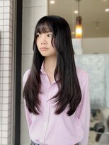 アフロディーテ(Aphrodite)&nbsp;黒髪ロング/ローレイヤー/前髪レイヤーカット