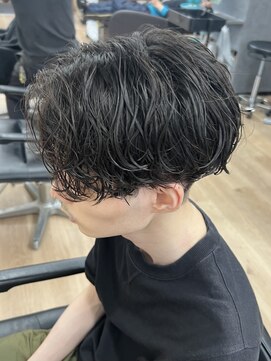 グッドタイムエフティフィフス 横浜西口(GoodTimes ft.fifth) 横浜西口センターパートニュアンスパーマフェザーショート緩め