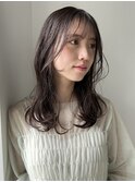 【December】小顔カット/ブリーチなしオリーブベージュ