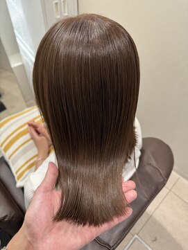 髪質改善/トリートメント/韓国ヘア/ストレート/秋冬カラー