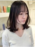 ハイライトバレイヤージュダブルカラーレイヤーカット20代30代