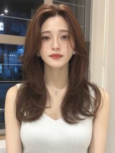 シンク オモテサンドウ(sync omotesando) チョコレートブラウン/ココアブラウン/くびれヘア/前髪なし