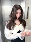 王道ブラウン×小顔レイヤー×韓国風巻き×髪質改善