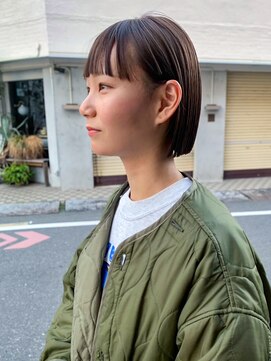 ティル(till) 【till_kage】切りっぱなしボブ +ワイドバング