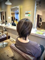 ヘアーメイクロージー 八軒店 (HAIR MAKE ROSY) 40代50代大人女性丸み艶ショートレイヤー